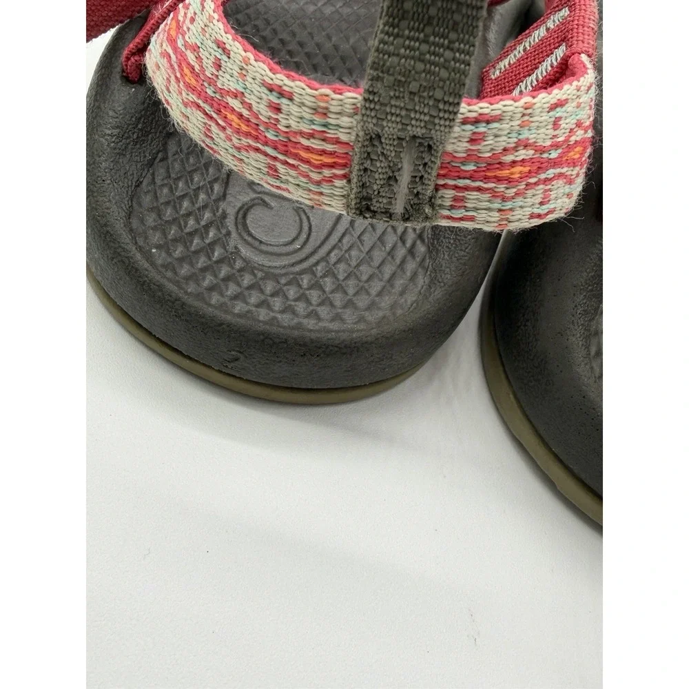 Chacos Girls Double Strap Sandals Kids Jr Size 2 Coral Pink Beach